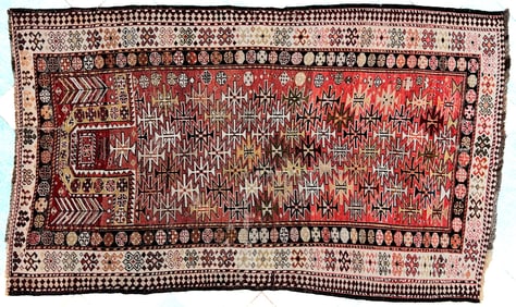 HAND WOVEN PERSIAN PRAYER RUG