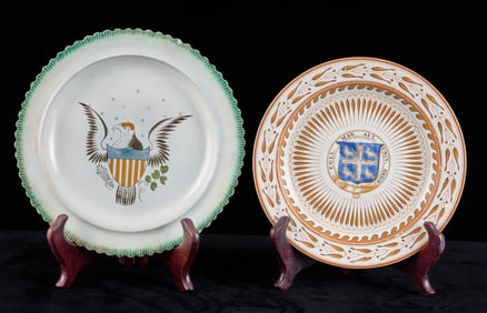 WEDGWOOD & ROGERS SOFT PASTE PORCELAIN PLATES
