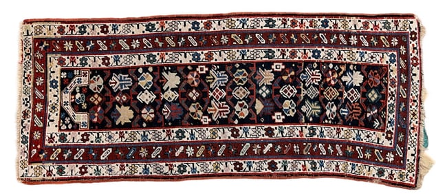 HAND WOVEN KAZAK ORIENTAL RUNNER
