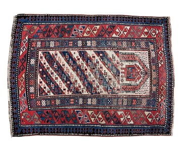 HAND WOVEN SHIRVAN PRAYER RUG