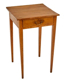 (19th c) COUNTRY HEPPLEWHITE ONE DRAWER STAND