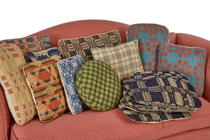 COUNTRY THROW PILLOWS AND SEAT PADS