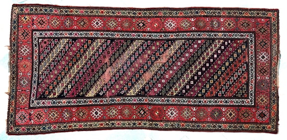HAND WOVEN KAZAK ORIENTAL AREA RUG