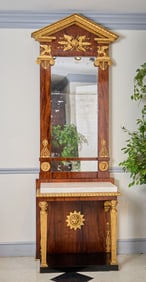 (19th c) SWEDISH PIER MIRROR