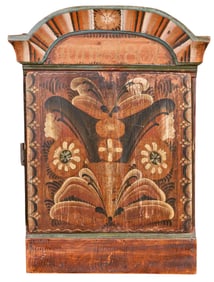 1807 SCANDINAVIAN WALL HANGING CABINET (DELARNA)