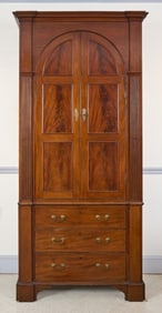 GEORGE III STANDING CABINET on chest