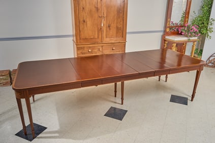 LATE (19TH) C. BURKEY & GAY BANQUET TABLE