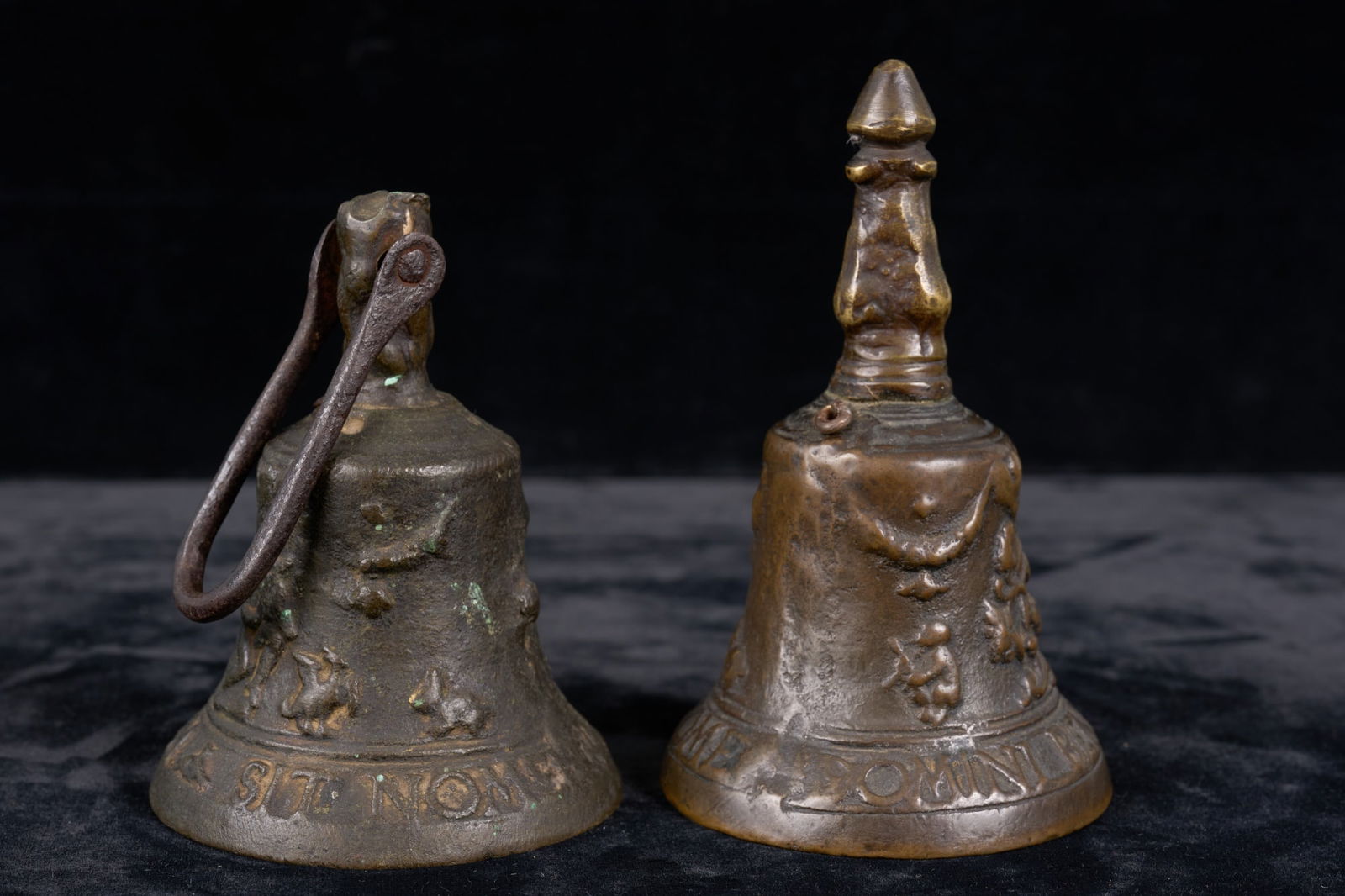 TWO (16th) or EARLY (17th)c CAST BRASS BELLS (1 of 15)