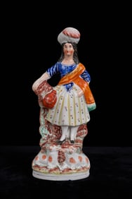 (19th c) STAFFORDSHIRE FIGURE GROUP
