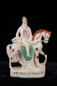 (19th c) ENGLISH STAFFORDSHIRE PRINCE OF WALES