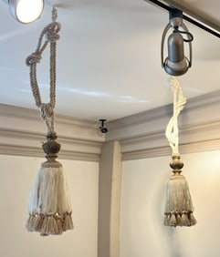 ELEGANT PAIR of CURTAIN TASSELS