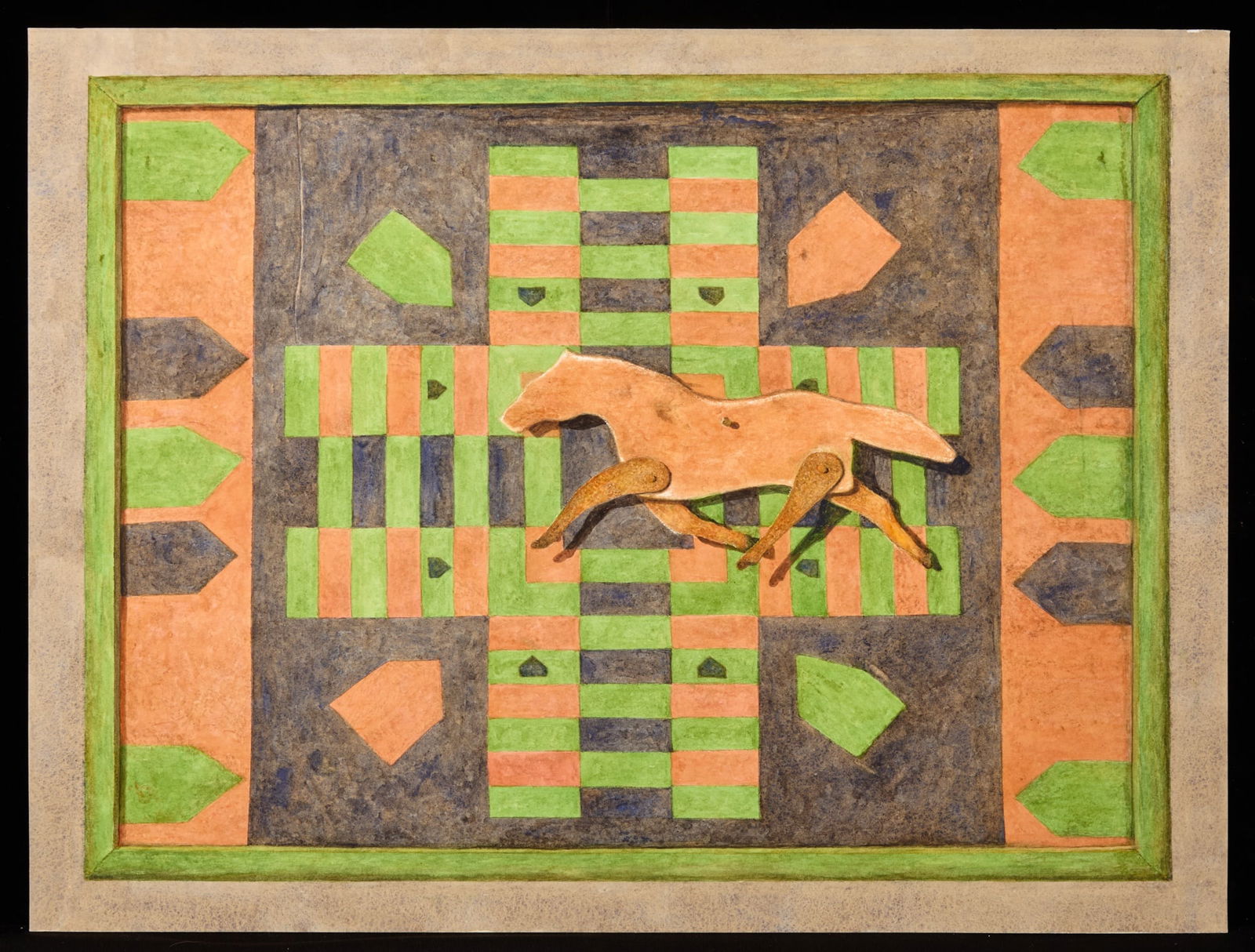 "HORSE of a DIFFERENT COLOR" by R. ESHOO (b.1926) (1 of 6)