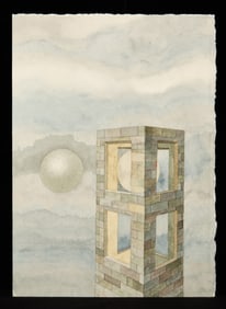 "WHAT WAS, ISN'T III" by ROBERT ESHOO (1926-2018)