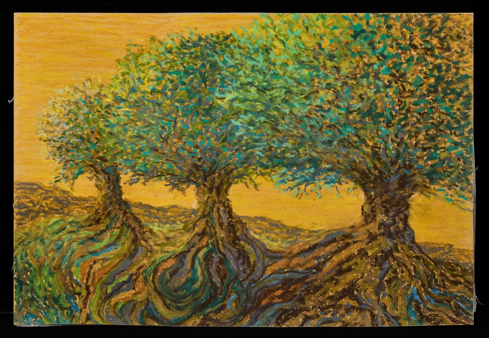 "ORCHARD" by ROBERT ESHOO (1926-2018) (1 of 5)