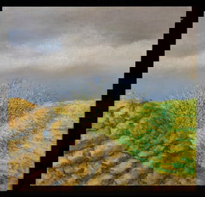 "FARM WALL" ROBERT ESHOO (1926-2018)