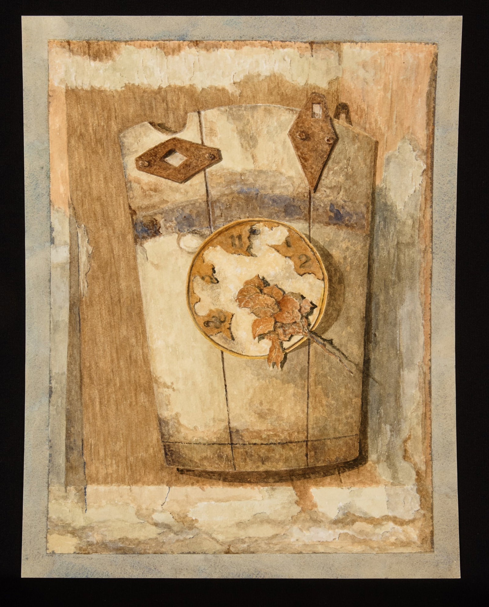 "AGED" by ROBERT ESHOO (1926-2018): Watercolor 17 1/2 x 13 1/2 inches. signed, titled and dated verso. Condition: Good Temp No 7161