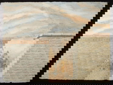 "THE CASTLE VII" by ROBERT ESHOO (1926-2018)