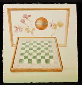 "ONE MORE GAME" by ROBERT ESHOO (1926-2018)