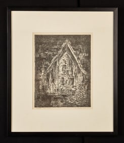 "FACADE ARTIST PROOF" by ROBERT ESHOO (1926-2018)