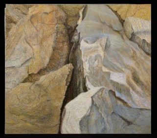 "MASSIVE, AGELESS, TIMELESS STONE" by R. ESHOO