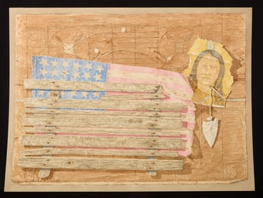 "BARRICADE OF BETRAYAL" by R. ESHOO (1926-2018)