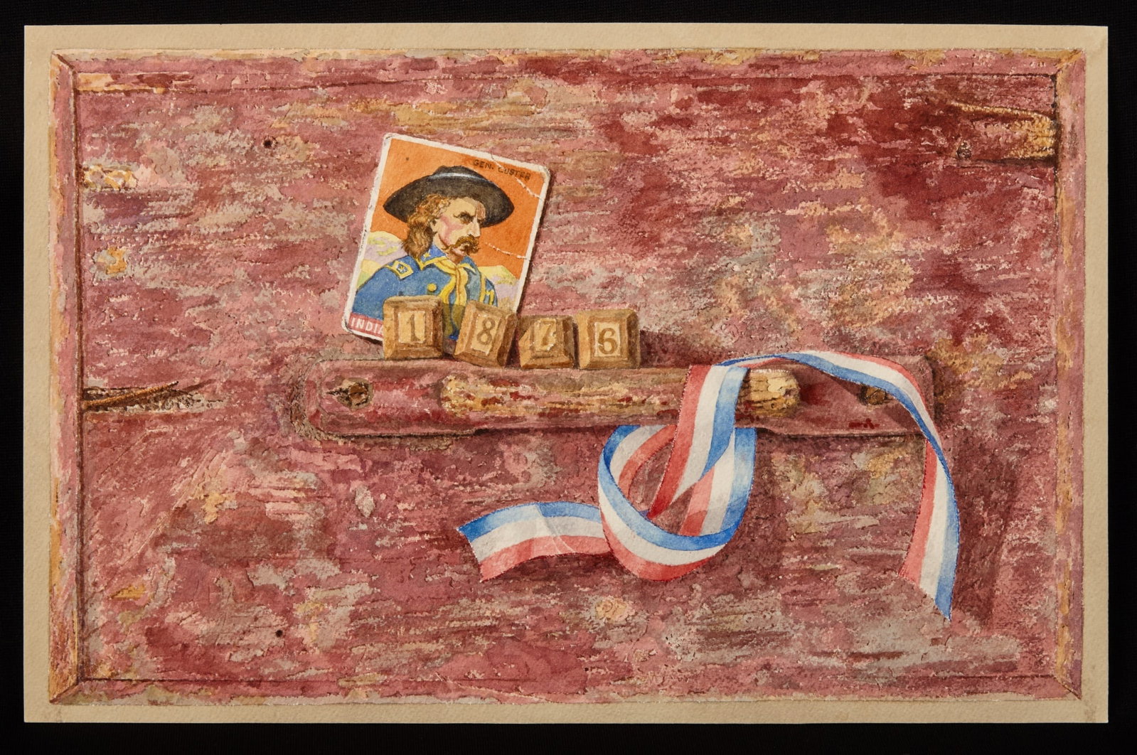 "VANQUISHED" by ROBERT ESHOO (1926-2018): Watercolor 10 X 15 1/2 inches. signed, titled and dated verso. Condition: Good Temp No 7274