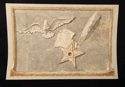 "HISTORIC FEATHER" by ROBERT  ESHOO (1926-2018)