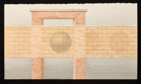 "BEYOND THE WALL" by ROBERT  ESHOO (1926-2018)