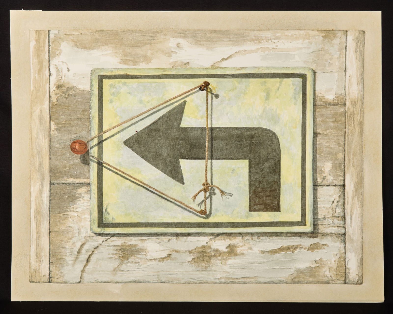 "THE LAST SHARP CURVE" by R. ESHOO (b.1926) (1 of 5)