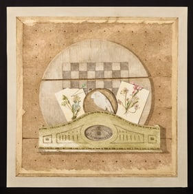 "RESPITE FROM TURMOIL" by R. ESHOO (b.1926)