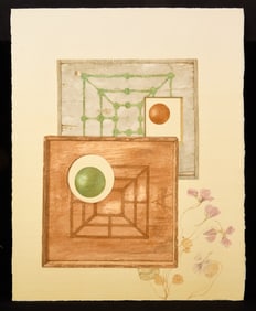 "PASSING THROUGH THE GAME 3" by R. ESHOO (b. 1926)