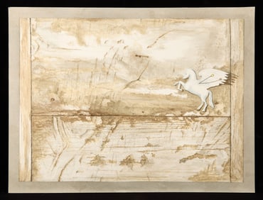 "REALM OF PEGASUS" by ROBERT ESHOO (1926-2018)