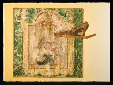 "QUEEN'S SLIPPER" by ROBERT ESHOO (1926-2018)