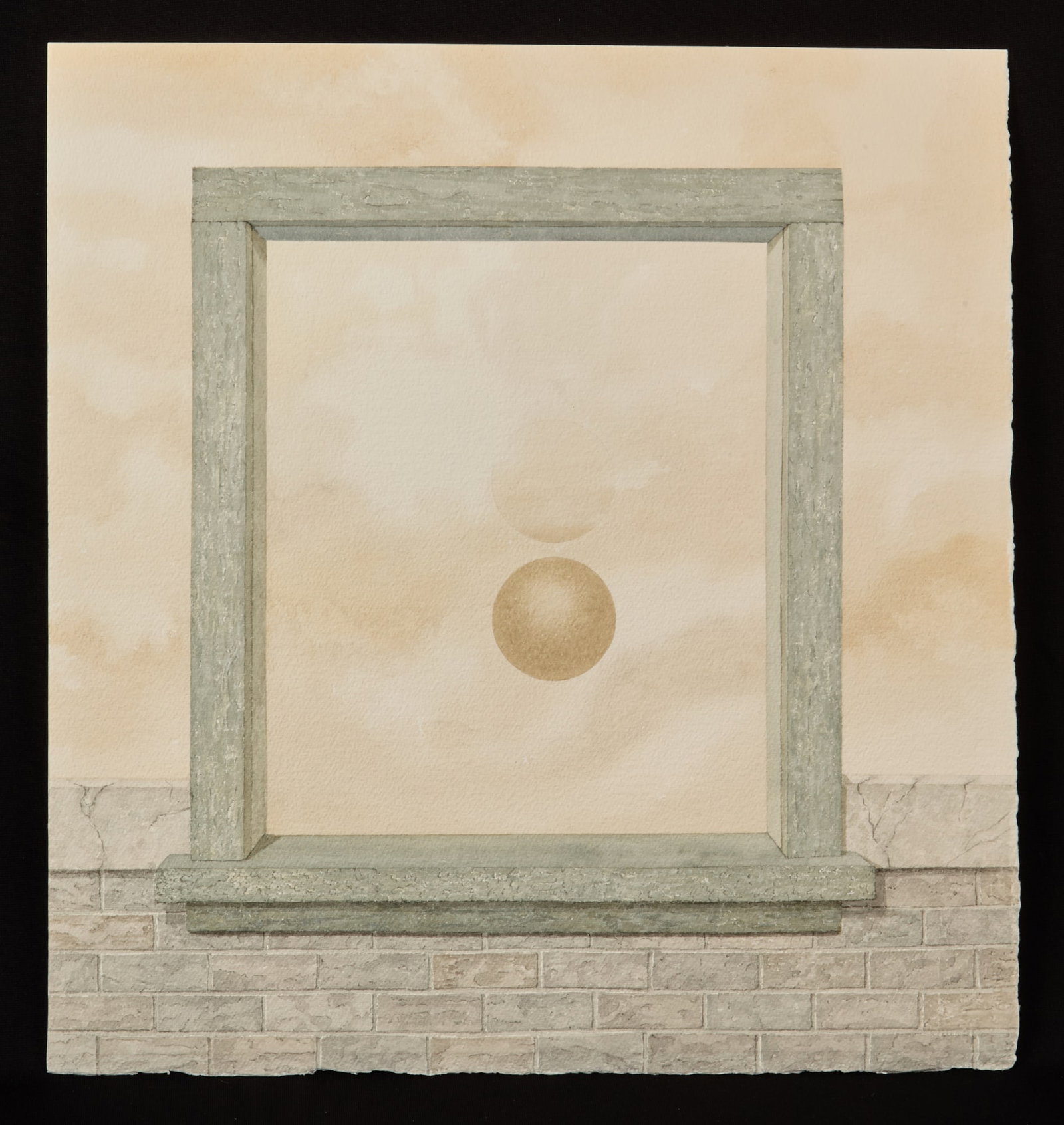 "PHASE-OUT VII" by ROBERT ESHOO (1926-2018): Watercolor 18 3/4 x 17 3/4 inches. signed, titled and dated verso. Condition: Good Temp No 7333