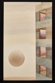 "WHAT WAS, ISN'T" by ROBERT ESHOO (1926-2018)