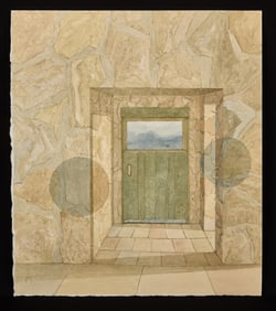 "WHAT WAS, ISN'T XIII" by ROBERT ESHOO (1926-2018)