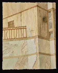 "RUINS of ATHENS V" by ROBERT ESHOO (1926-2018)