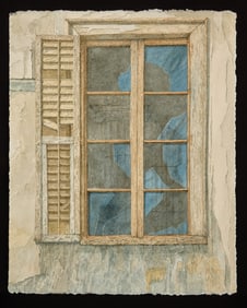 "RUINS of ATHENS VIII" by ROBERT ESHOO (1926-2018)