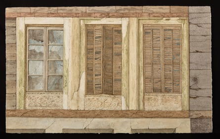 "RUINS of ATHENS IV" by ROBERT ESHOO (1926-2018)