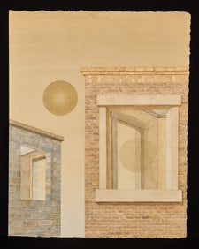 "FACADE STUDY VI" by ROBERT ESHOO (1926-2018)