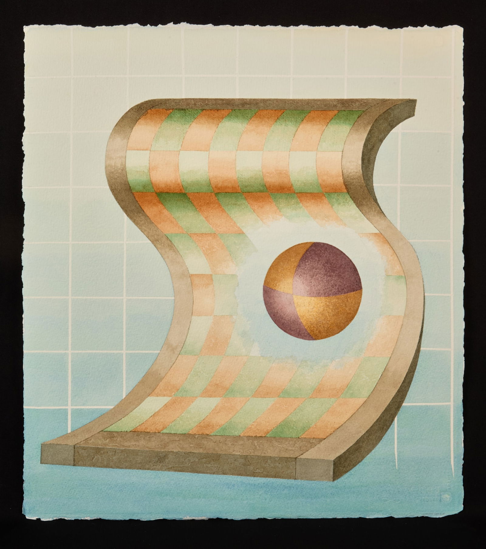 "DISTORTED GAME" by ROBERT ESHOO (1926-2018) (1 of 7)