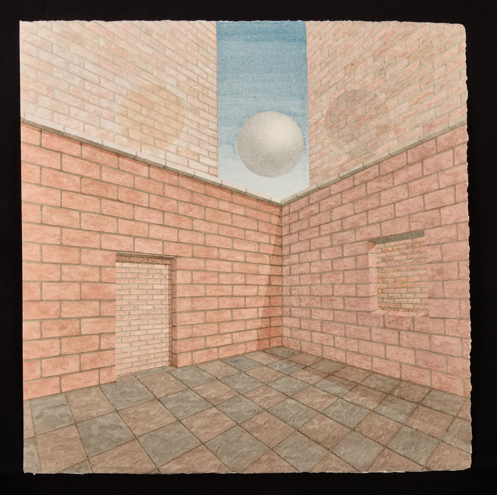 "ONLY ONE WAY OUT" by ROBERT ESHOO (1926-2018) (1 of 6)