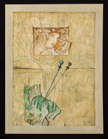 "HOMAGE TO ALPHONSE MUCHA" by R. ESHOO (1926-2018)