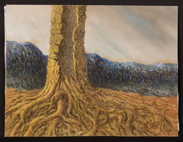 "BARREN II" by ROBERT ESHOO (1926-2018)