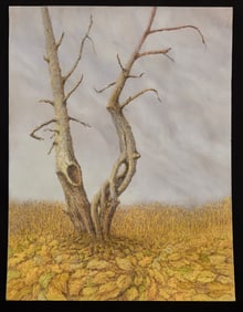 "BARREN" by ROBERT ESHOO (1926-2018)
