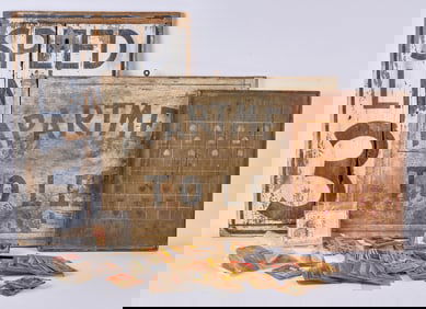 GROUP of FOUND OBJECTS  used in BOB ESHOO'S WORKS