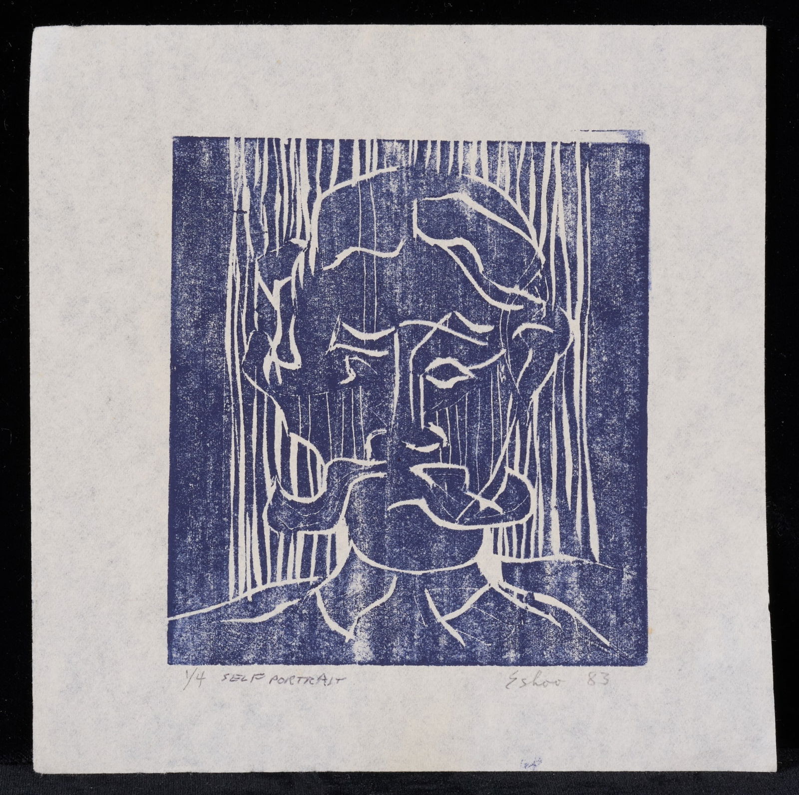 SELF PORTRAIT by ROBERT ESHOO (1926-2018) (1 of 8)