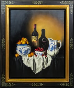 HERVE SBARBERI (B-1963) "LE PICHET ET LE POT DELFT