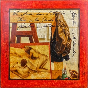 ANTON MOLNAR (B-1957) "LOVE IN THE STUDIO"