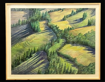 WOODWARD PAYNE (B-1935) "UNTITLED LANDSCAPE"